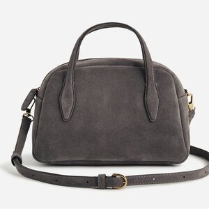 Madewell The Small Suede Crossbody Bag Coastal Granite